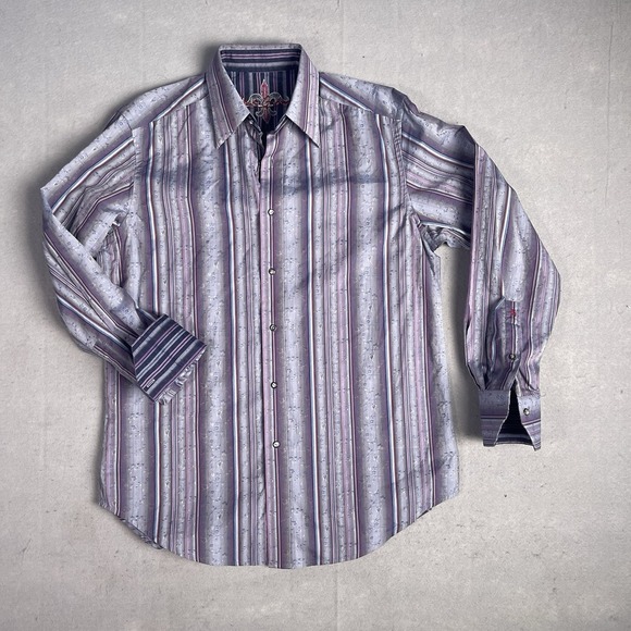 Robert Graham Other - Robert Graham Casual Button Front Oxford Shirt Men Small Long Sleeve‎ Striped